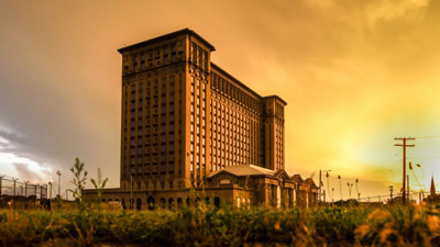 View of the Michigan Central Station