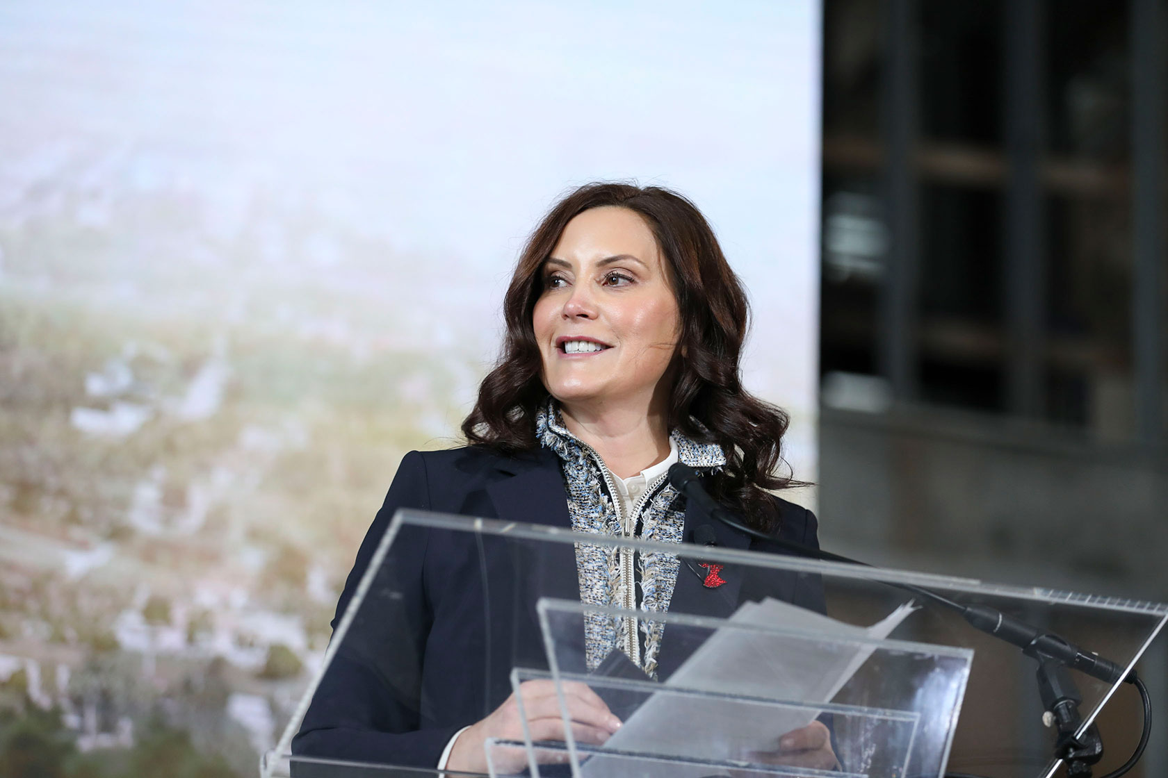 Gretchen Whitmer at the Michigan Central Founding Member and Partnership Announcement