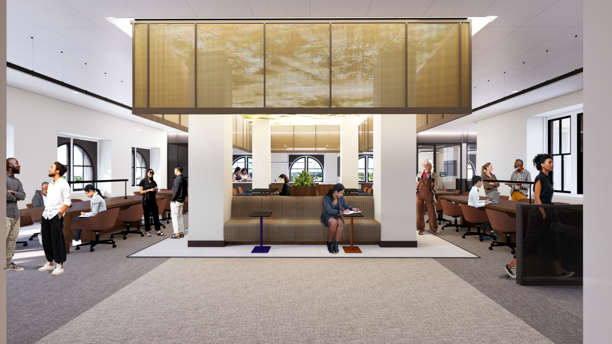 open space for co-working experience