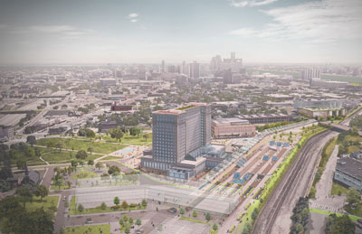 Michigan Central Station Rendering
